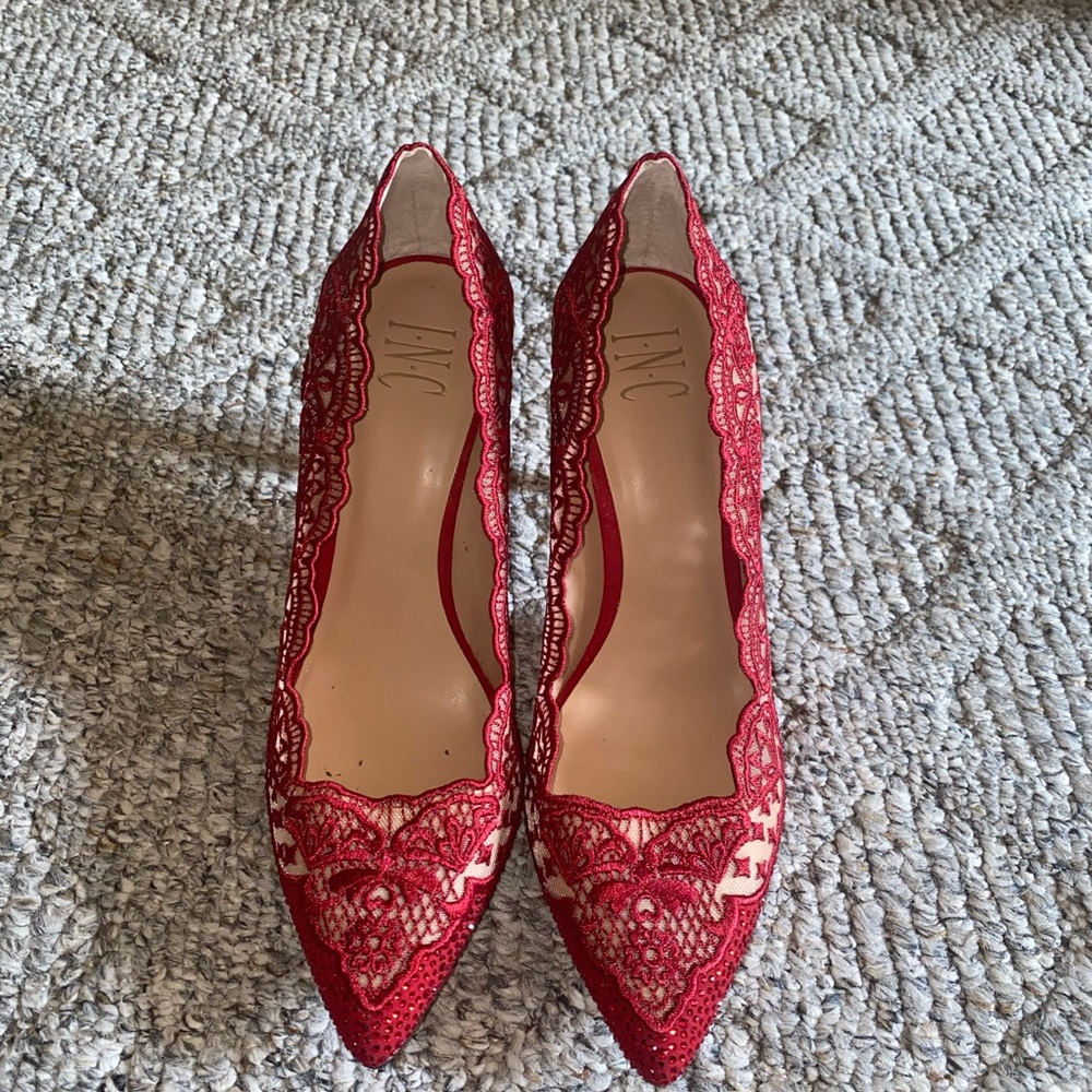 Red High heels